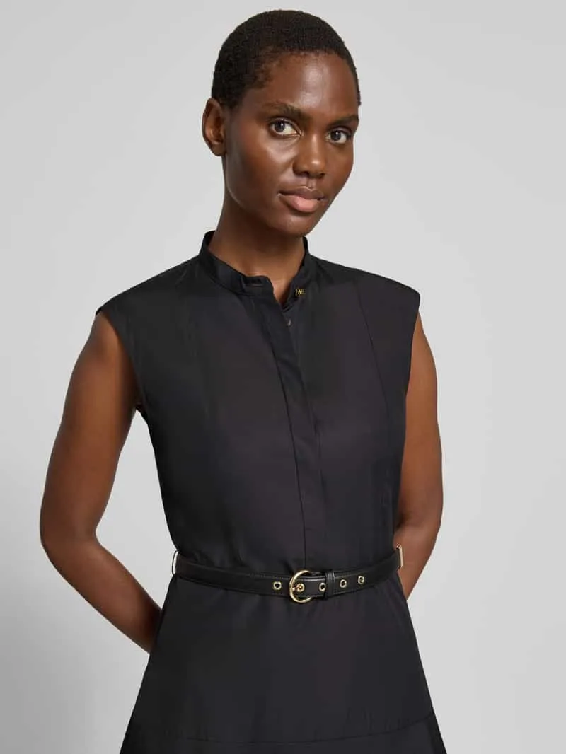 Max Mara Getailleerde vrijetijdsjurk van puur katoen model 'GESTO' zwart, foto 3