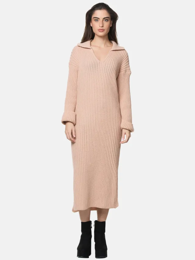 Elara Strickkleid Rosa