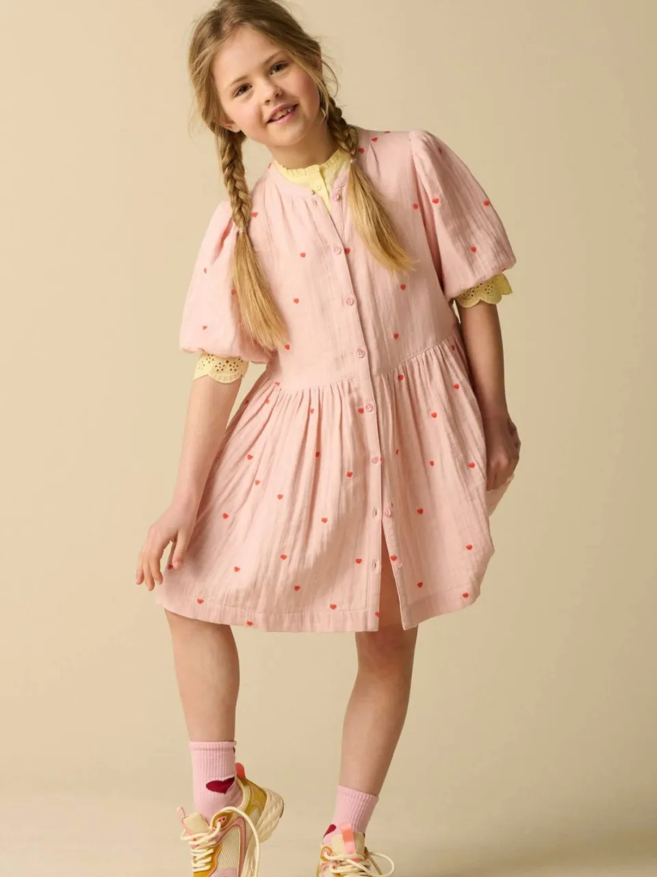 Sissy-Boy blousejurk met hartjes roze, foto 6