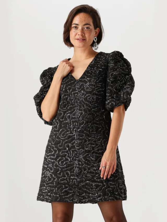 Y.A.S. YAS Dames Jurken Yasvimala Ss Dress - Zwart