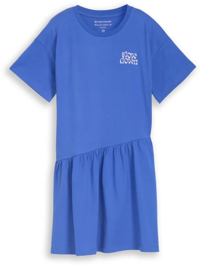 Tom Tailor Mini-jurk met print - Preppy Jean Blue