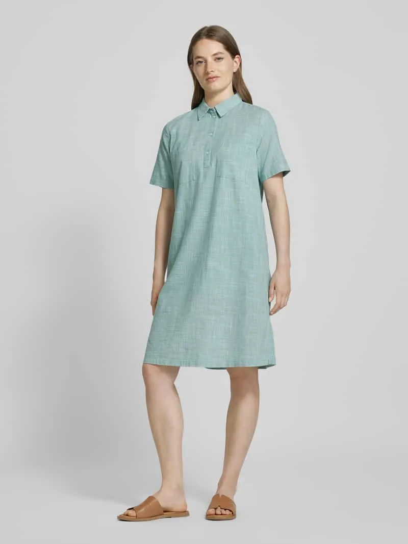 Tom Tailor Blousejurk van puur katoen Mintgroen