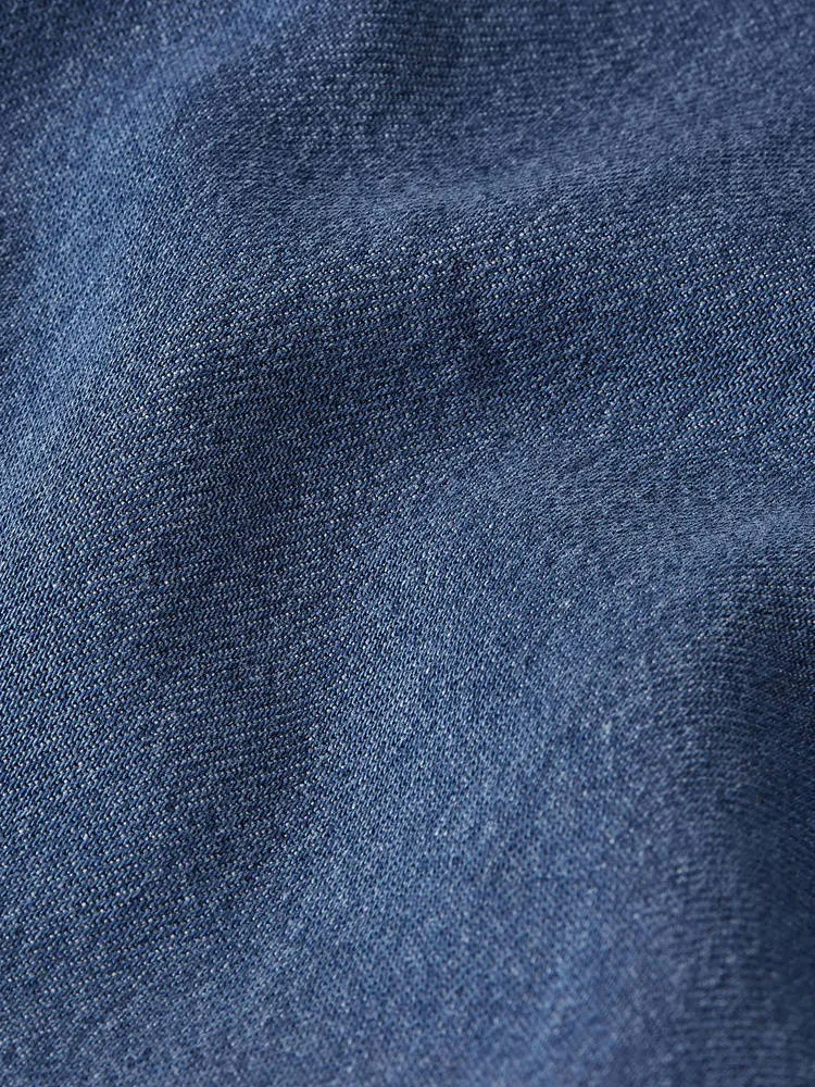 King Louie spijkerjurk met ceintuur - medium blue denim, foto 5