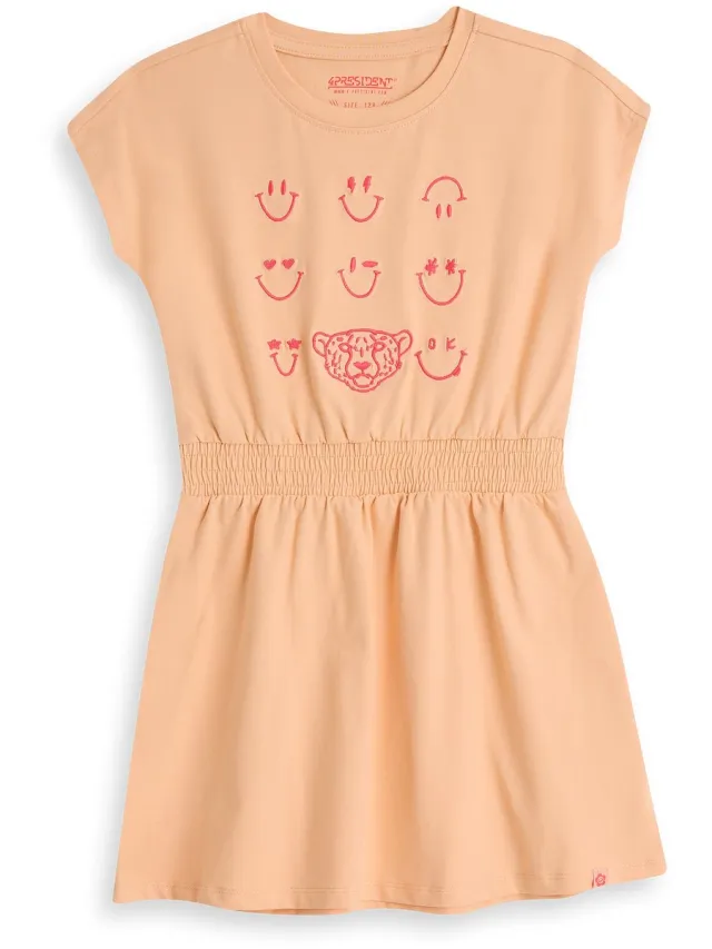 4President Meisjes jurk - Peach quartz - Meisjes jurken