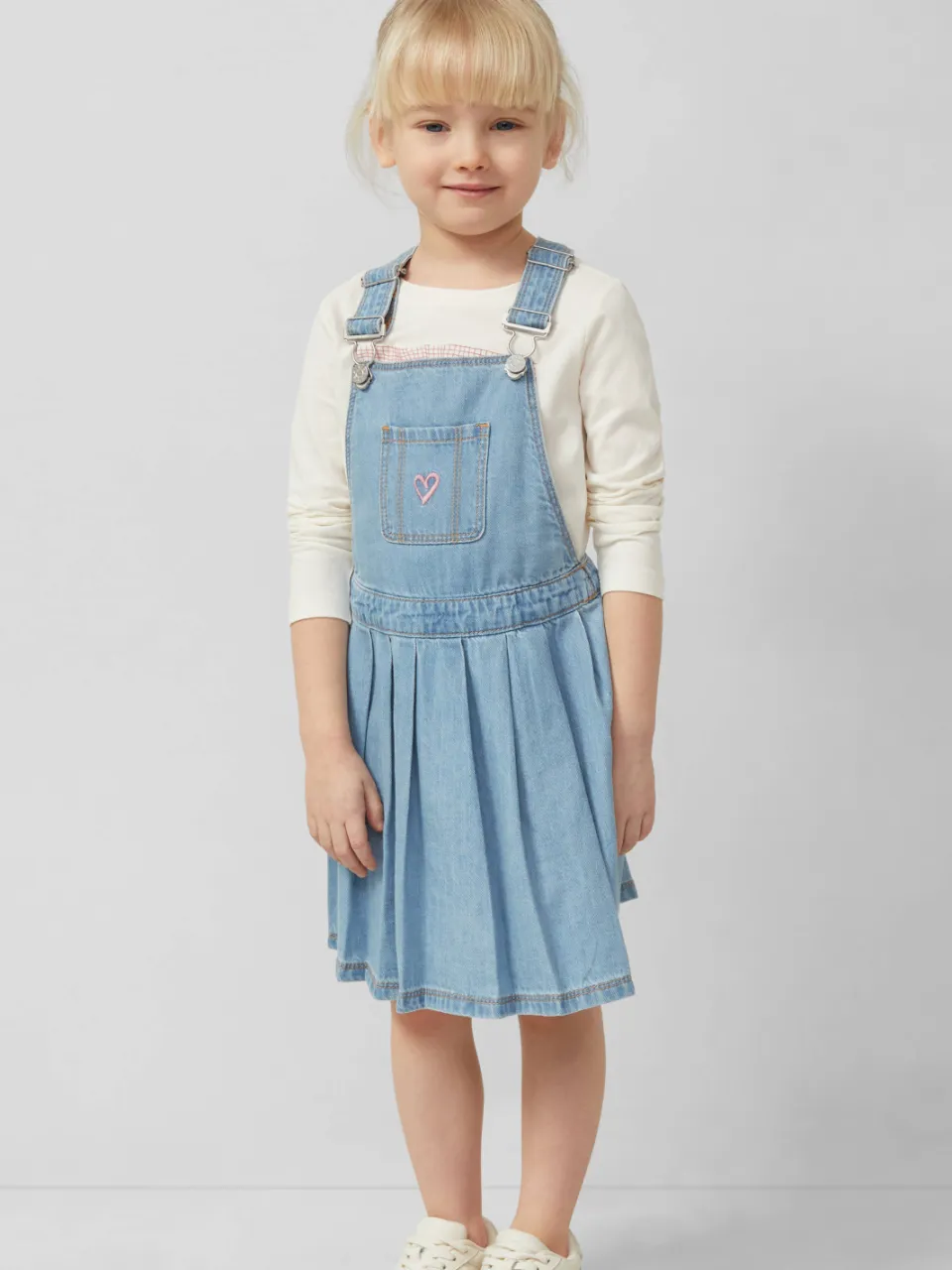 s.Oliver denim spijkerjurk lichtblauw, foto 3