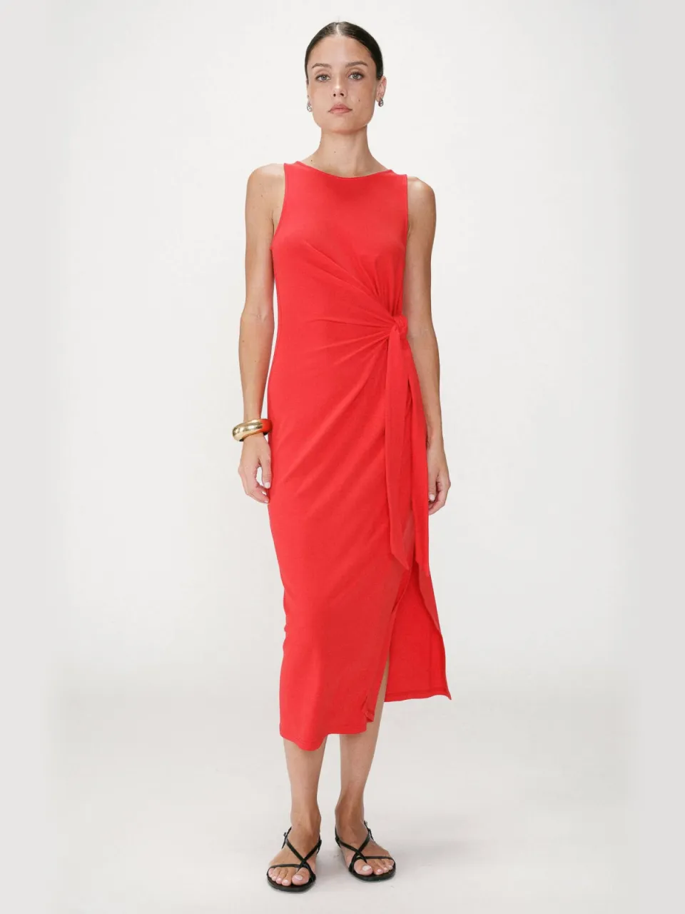 Grace & Mila midi jurk rood