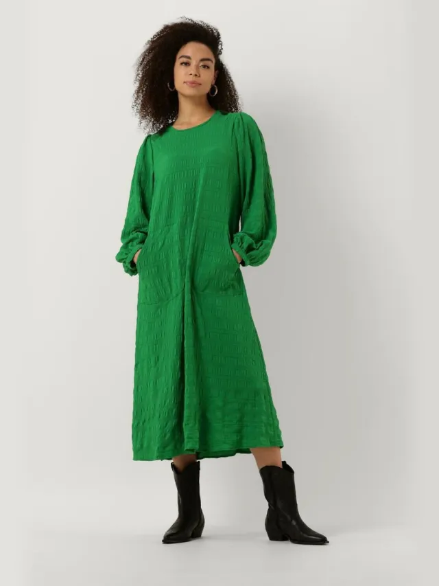 Lollys Laundry Lucas Dress Jurken Dames - Rok - Jurk - Groen
