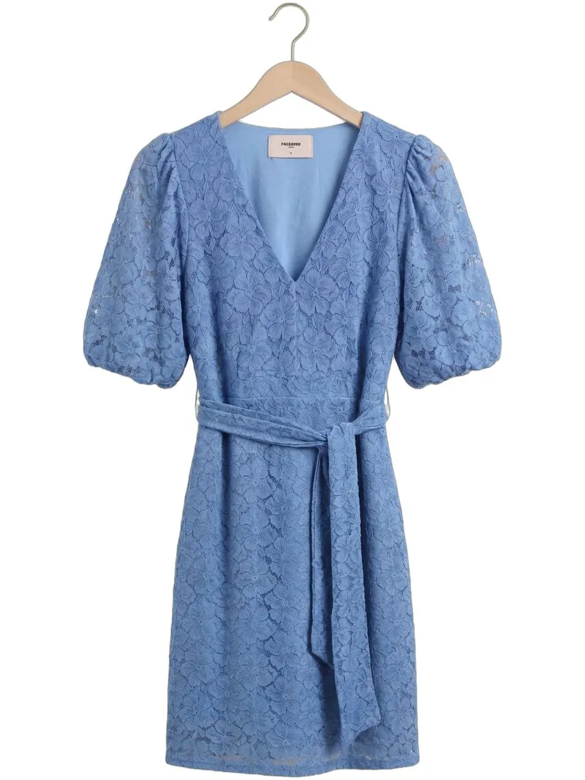 Freebird Dames Jurken F-jer-lace-flower-26-1 - Blauw, foto 2