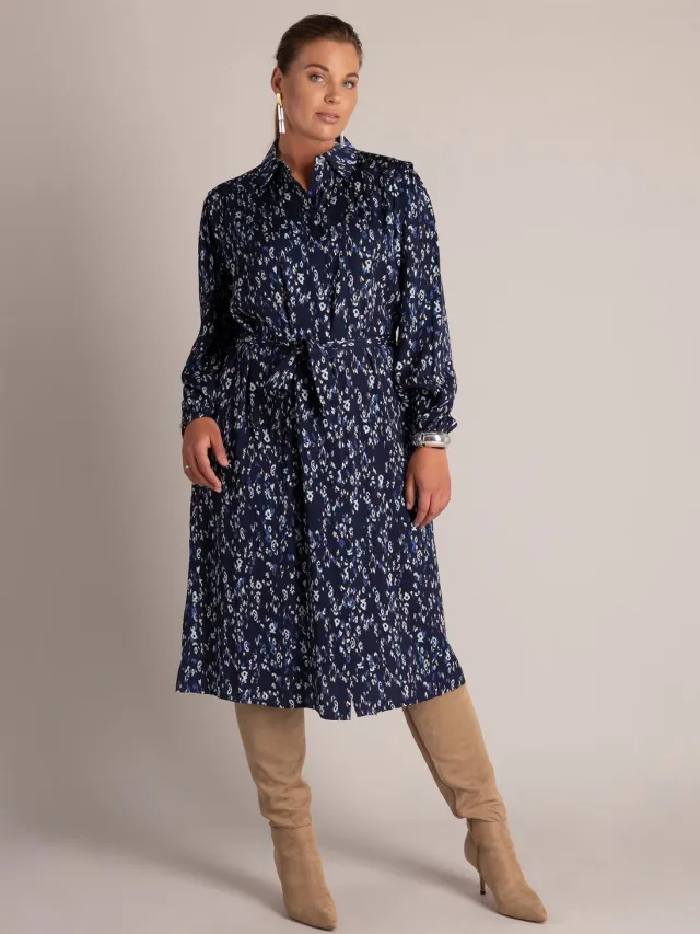Yest Curve jurk YCgraciela Essential Dark Blue/Multi col