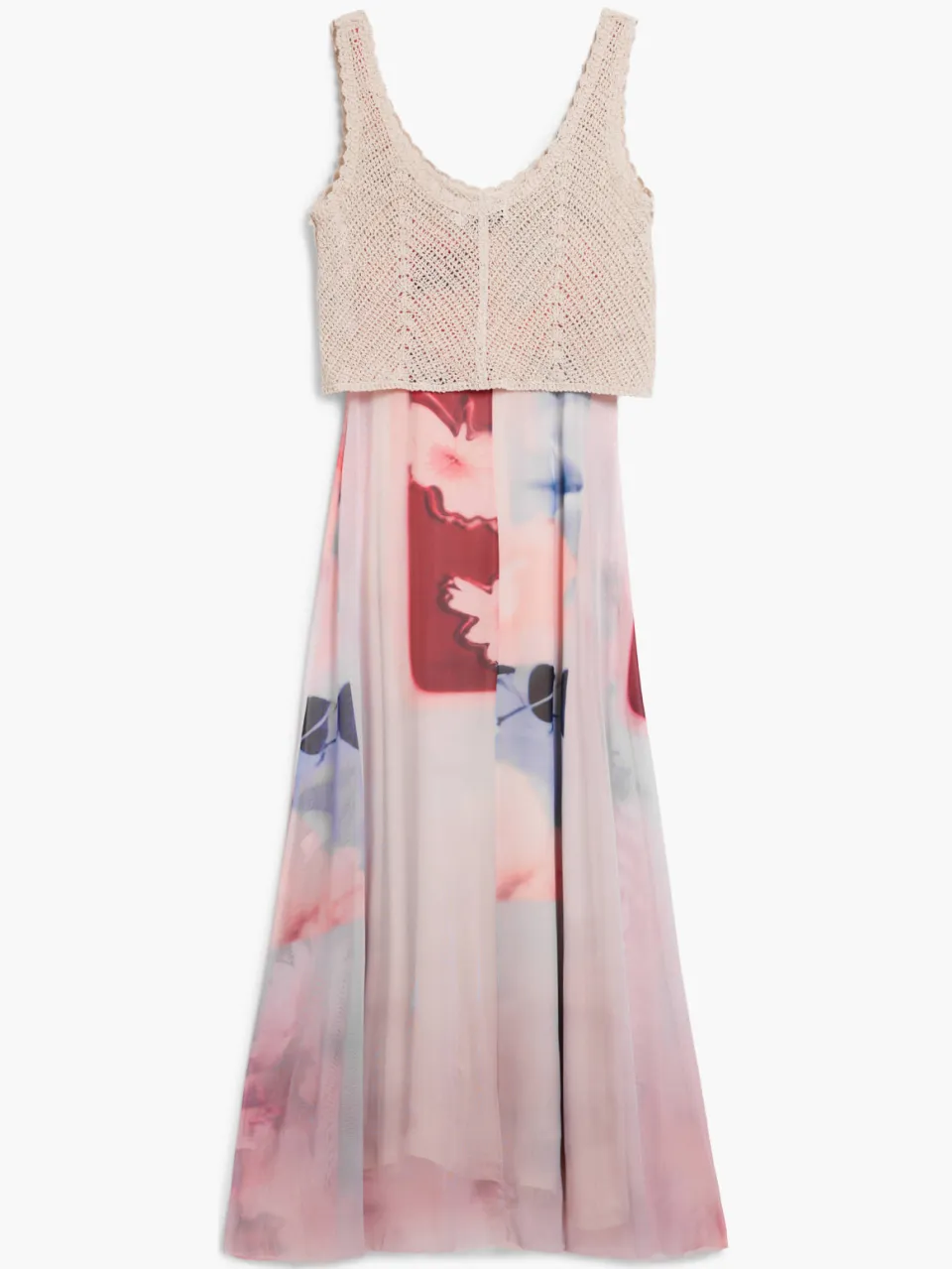 Desigual FRIDA zomerjurk lichtroze lichtroze/rood/ecru, foto 3