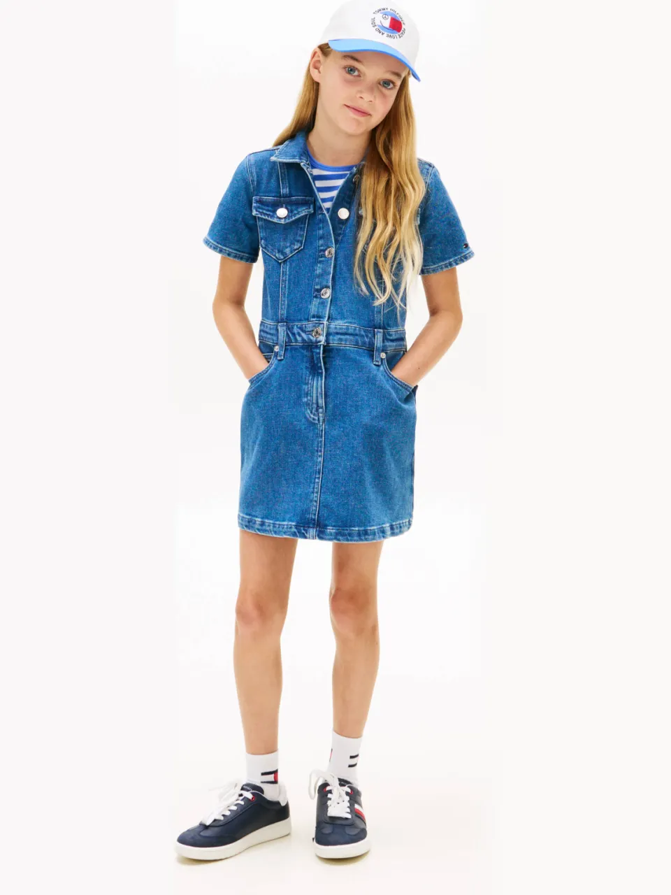 Tommy Hilfiger spijkerjurk blauw, foto 3