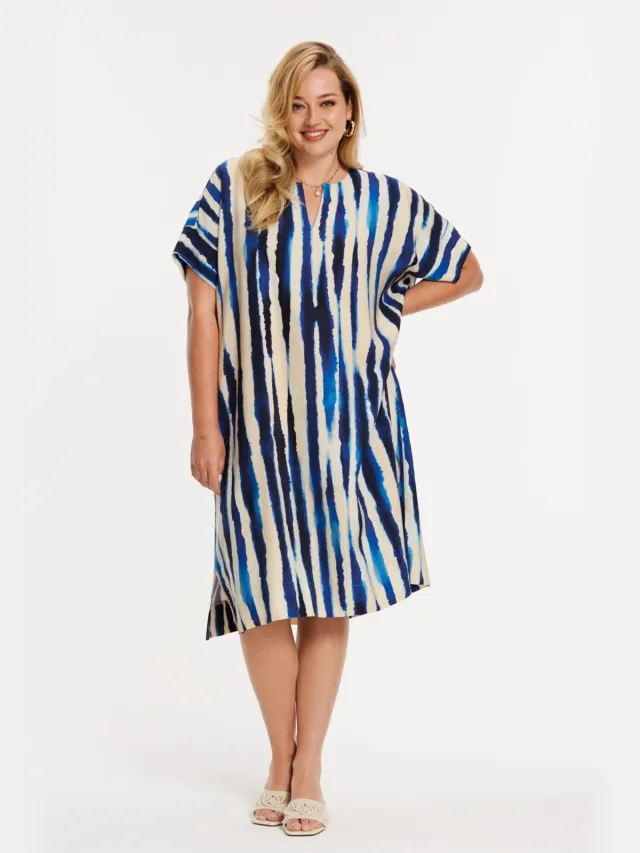 Yoek Kaftan RIPPLES | Blauw