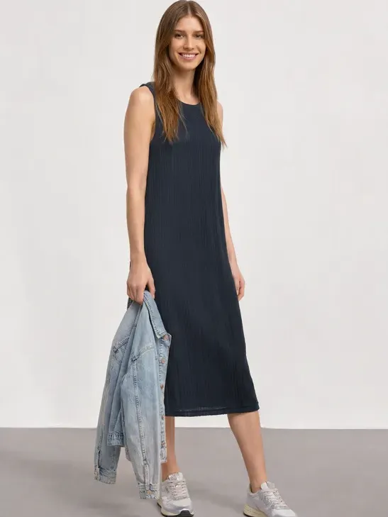 Street One Midijurk van kant met ronde hals Blauw