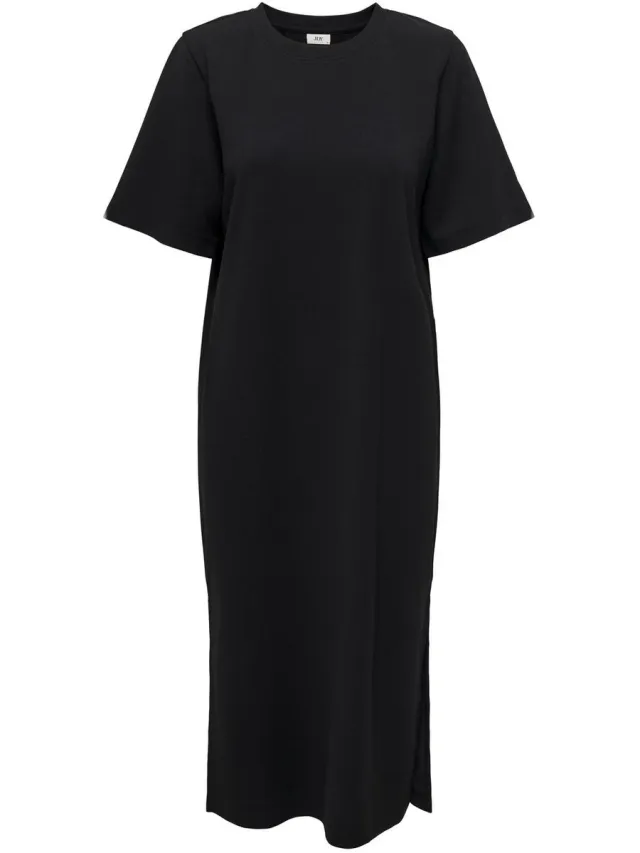 JDY JDYGEGGO LIFE 2/4 T-SHIRT DRESS JRS ATK - Dames - Maxi jurken Black