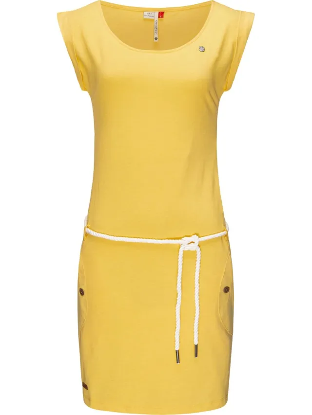 Ragwear Dames overhemd-jurk Tag Yellow 21