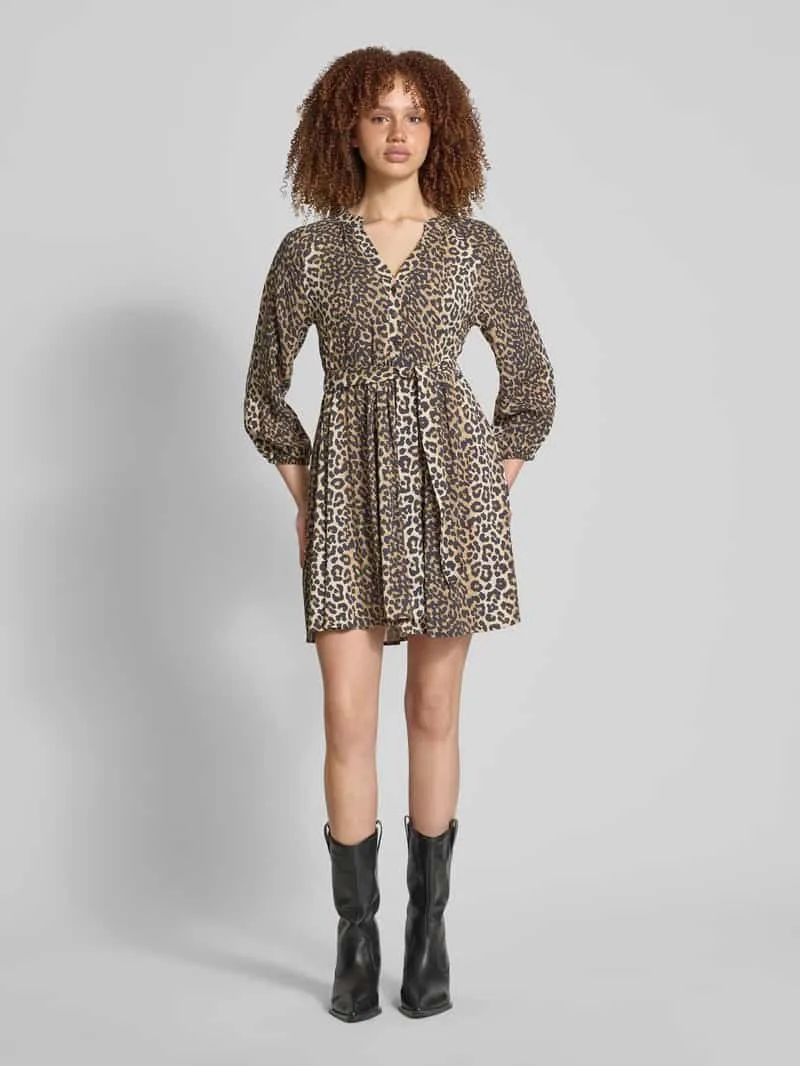 Only Soepele vrijetijdsjurk van pure viscose, model 'NOVA LIFE' zand, foto 3