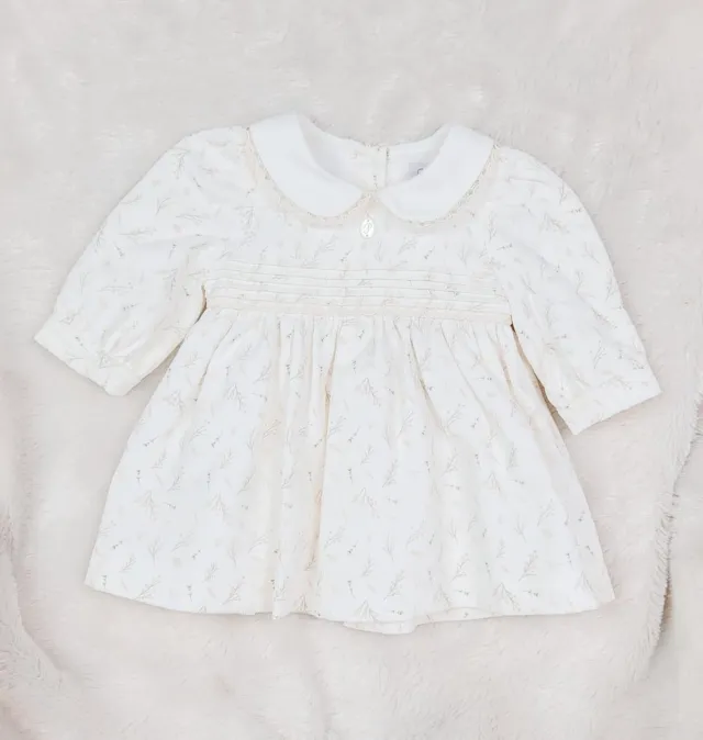 Patachou Jurkje Babyrib| Creme/zand |3733011 | 1 maand creme + zand