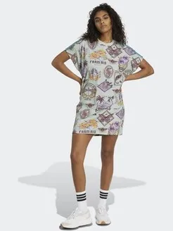 Jurk adidas Farm wit, foto 2