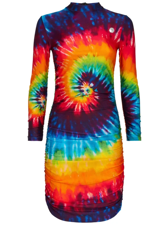 Philipp Plein Short Dress Tie Dye veelkleurig, foto 2