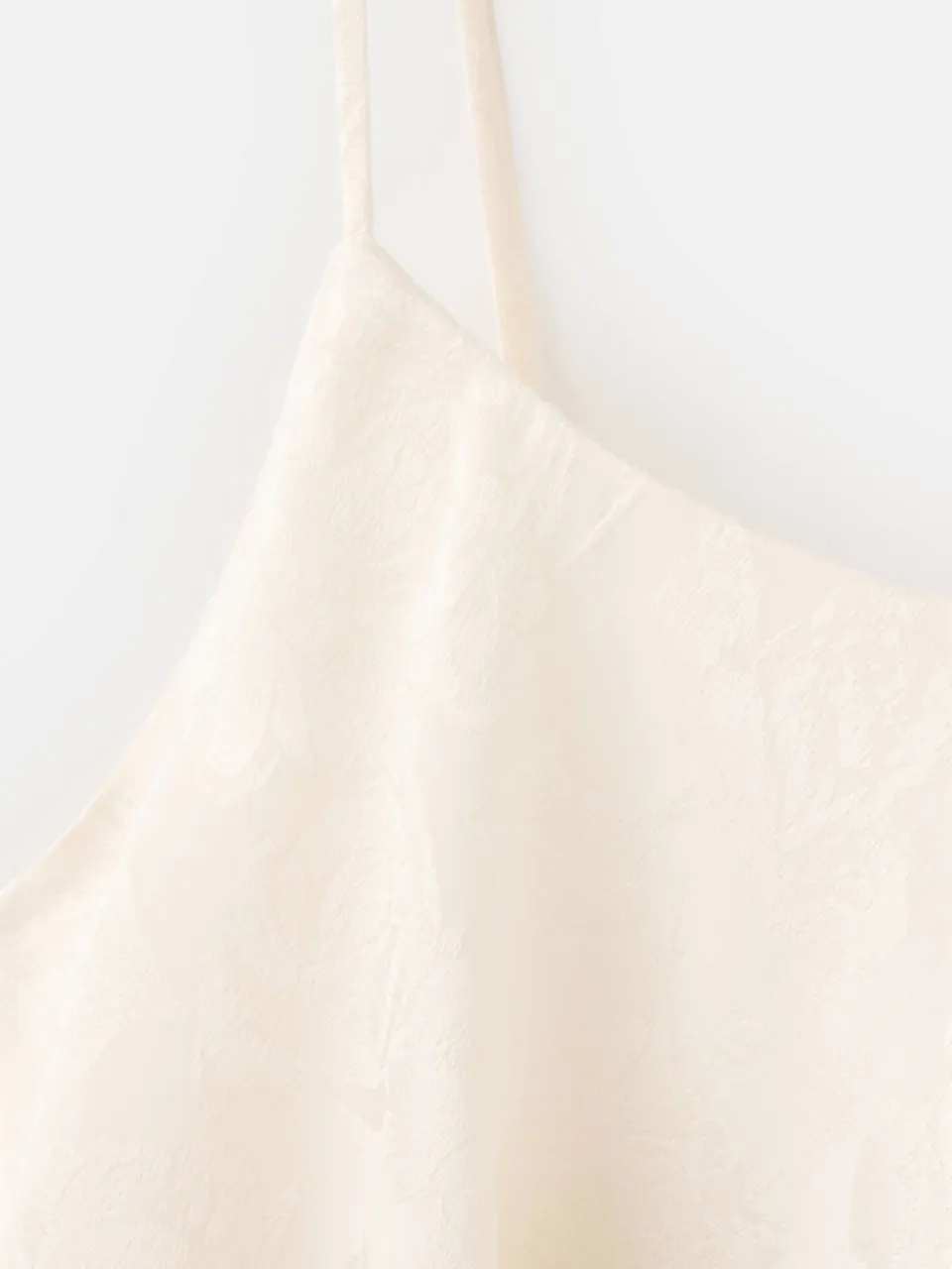 Mango jacquard midi jurk - ecru, foto 6