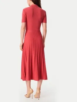 Midi-jurken MICHAEL Michael Kors Mt5834f33d Fit N Flare Polo Ss Midi oranje, foto 2