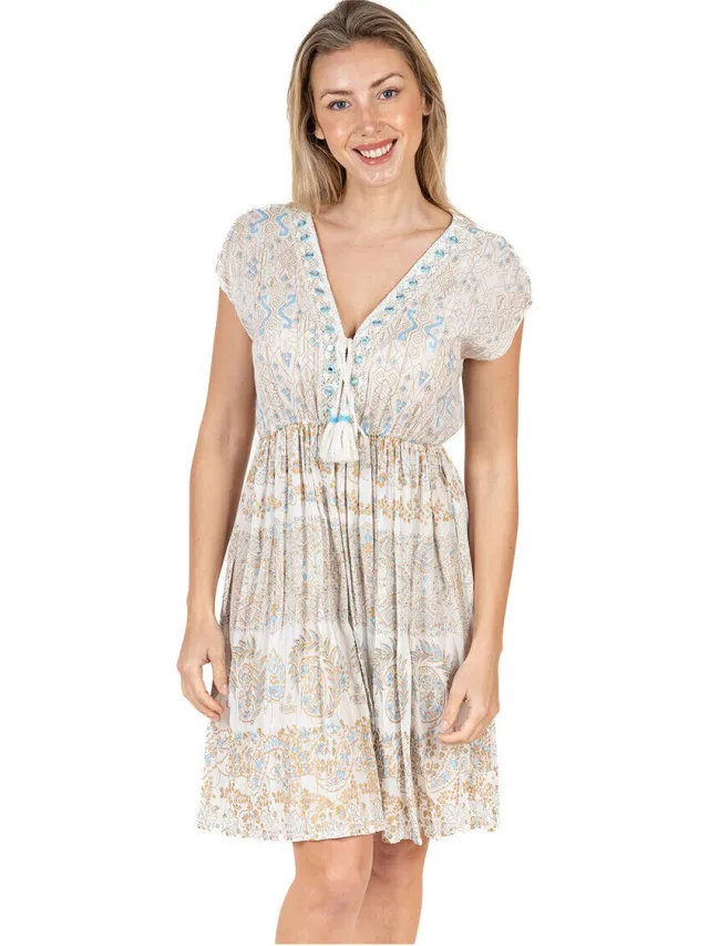 Isla Bonita By Sigris Jurk Isla Bonita By Sigris Jurk Wit