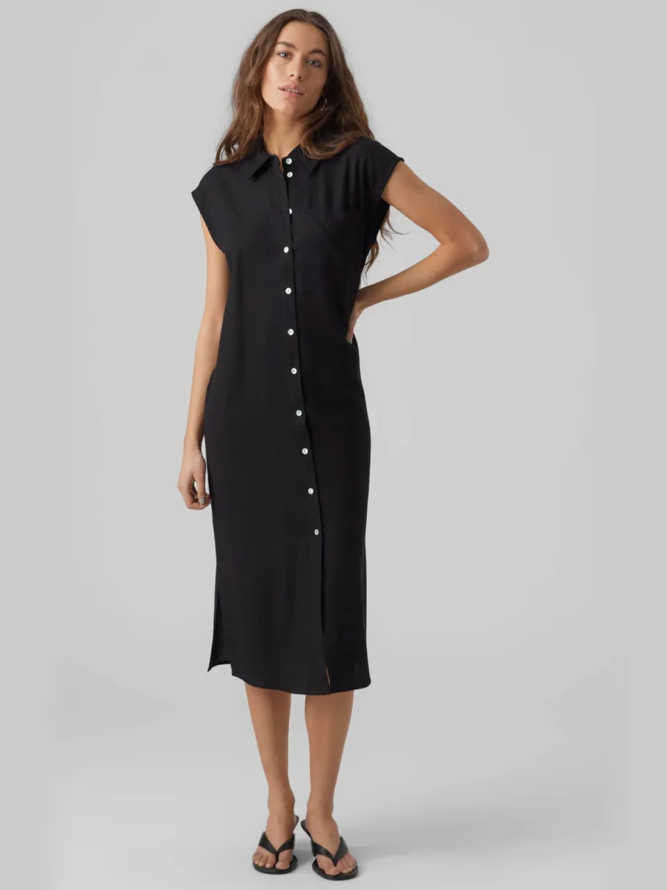 Vero Moda blousejurk Zwart