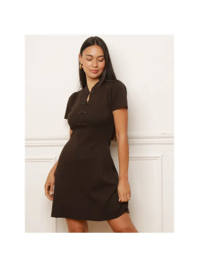 La Modeuse Jurk La Modeuse 78652_P187228 Bruin