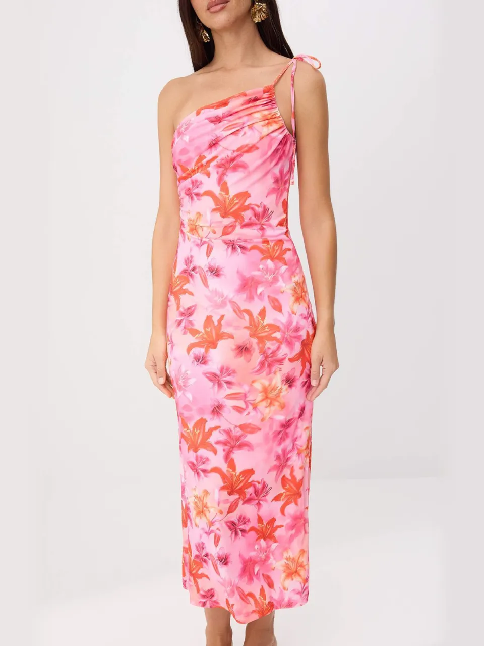 Trendyol TRENDYOLMİLLA Dames Meerkleurig Bloemen Maxi Mouwloos A-lijn Jurken veelkleurig, foto 2